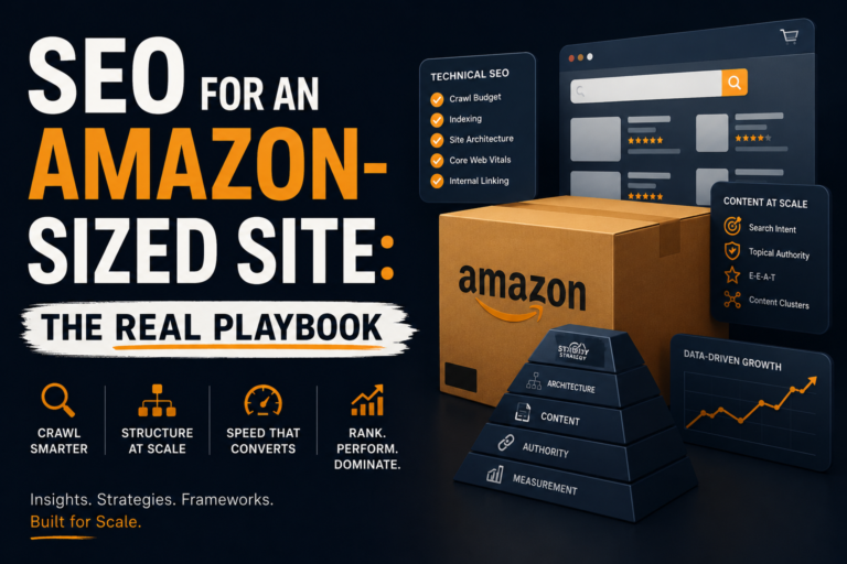 SEO for an Amazon-Sized Site: The Real Playbook