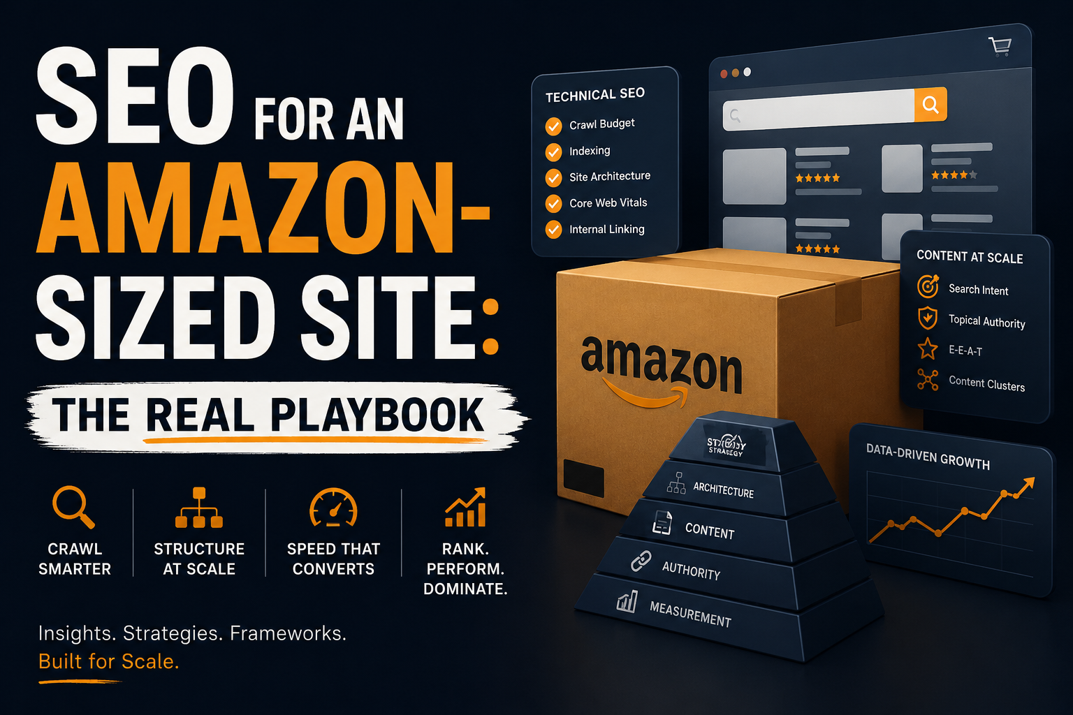 SEO for an Amazon-Sized Site: The Real Playbook